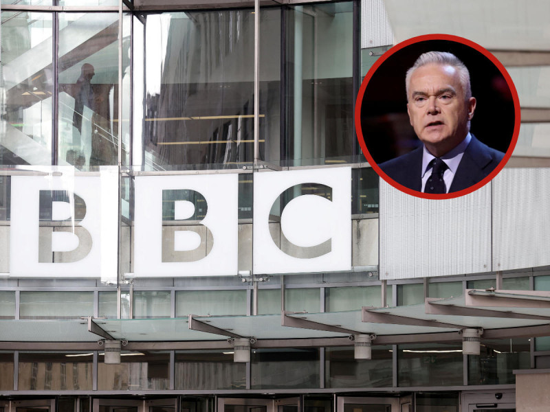 Huw Edwards is the presenter accused of buying explicit photos of a minor.  (Reuters)
