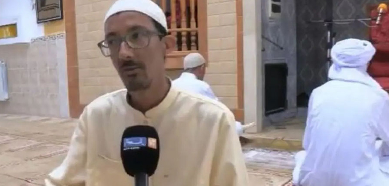 By the grace of nature, the young man's sight returned during the prayer By the grace of nature the young mans sight returned