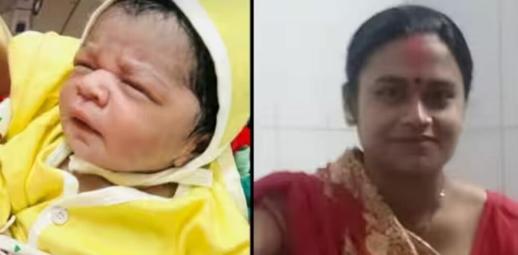 Indian army officer burnt his wife and infant alive
