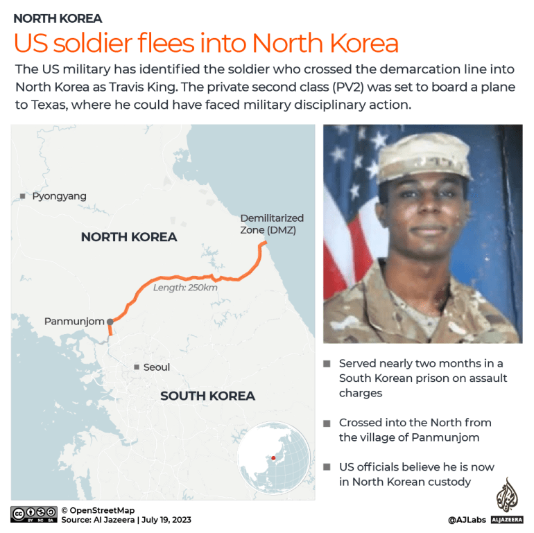 INTERACTIVE US soldier flee North Korea Travis King-1689765395