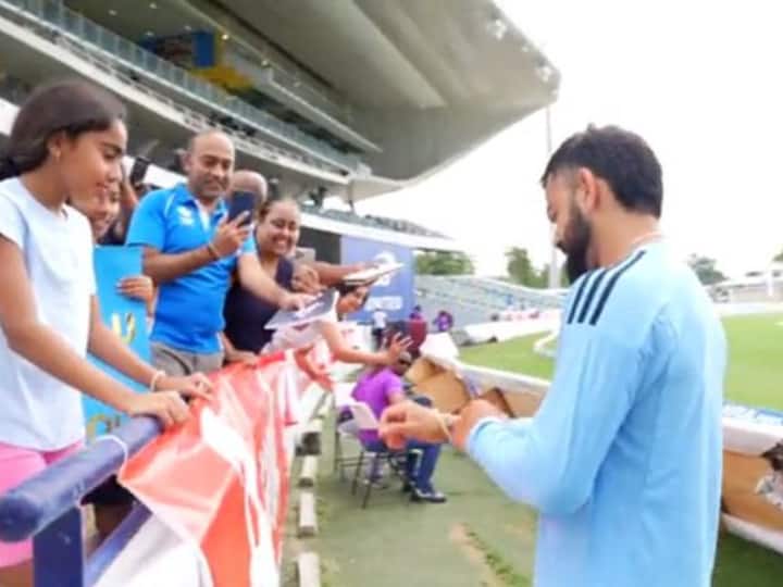Watch: Fan Gifts Virat Kohli Bracelet In Barbados, Video Goes Viral

