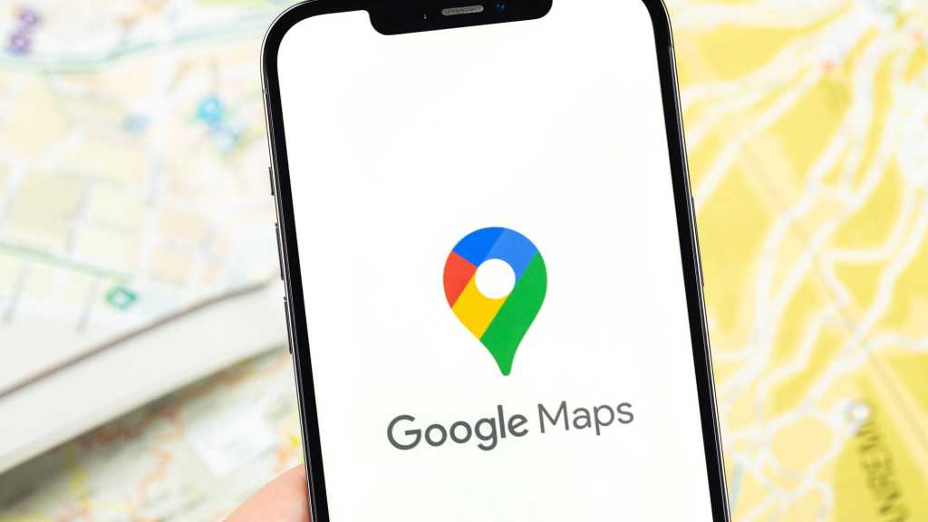 Google-Maps-App auf Smartphone