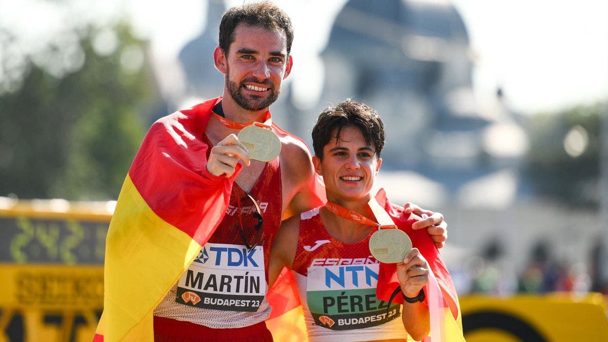 María Pérez and Álvaro Martín are two-time world walking champions in 2023