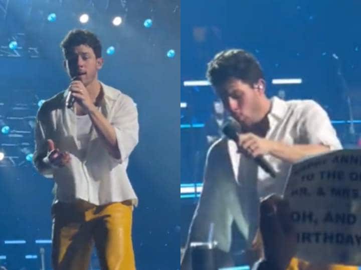 Nick Jonas fell on stage at a live concert, this video of Priyanka Chopra's husband going viral

