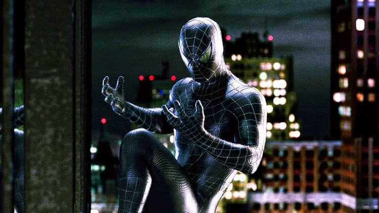 spider man 3 black suit
