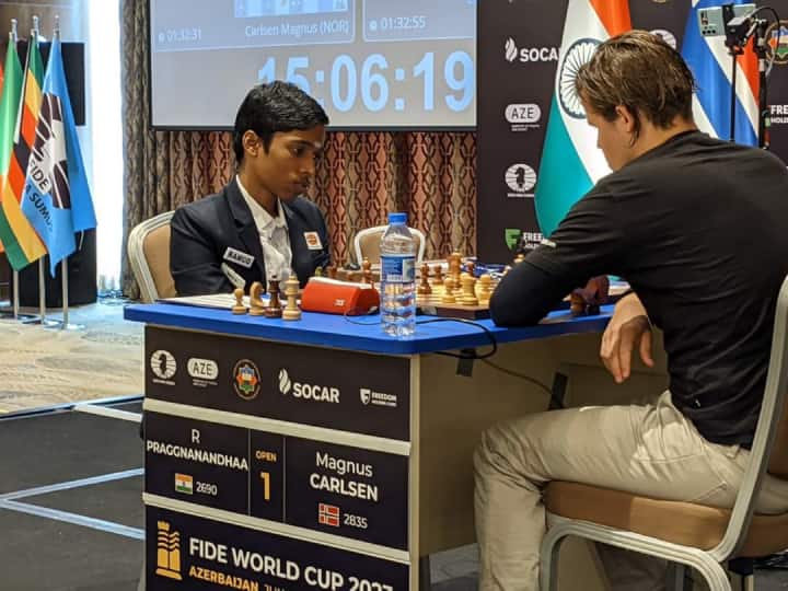  The second game between Praggnanandhan and Carlsen will also be decided by a draw and tie-break;  read the rules

