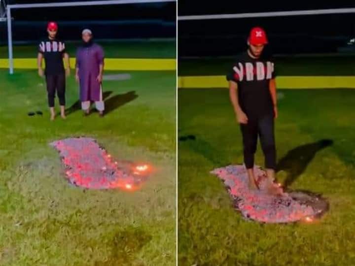 Watch: Bangladeshi cricketer strolls along scorching shores in preparation for Asian Cup - video goes viral

