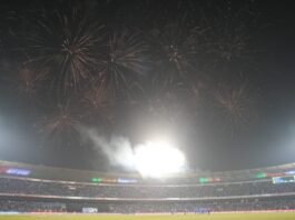 The fourth T20 between India and Australia was played in Raipur on the basis of generator backup power.


