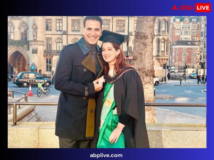 When Twinkle Khanna graduated at the age of 50, husband Akshay Kumar was happy and shared a special post.


