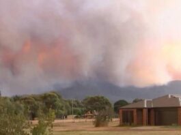 Fire in Australia.