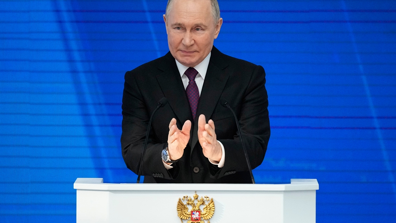 Putin's speech to the nation live: He attacks the West because he wants a 