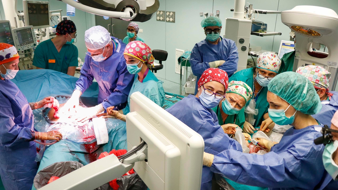 Doctors from La Fe remove a serious tumor from a premature baby for the first time in Spain

