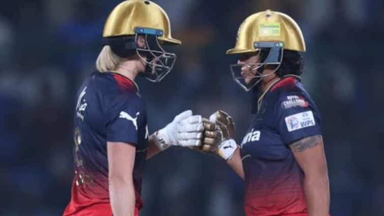 Ellis Perry showed batting prowess after some lethal bowling, RCB reached the playoffs with a win over Mumbai Indians.

