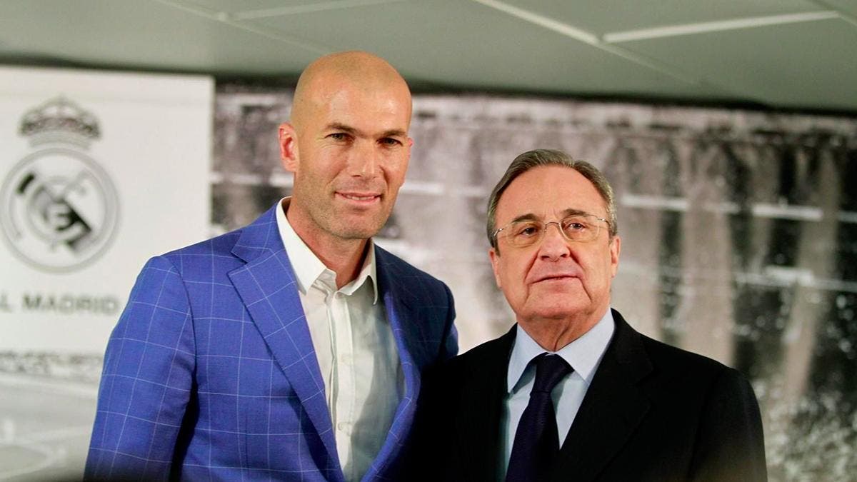 Florentino Pérez with Zidane to heal wounds
	

