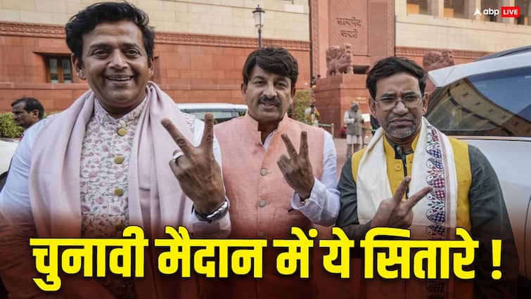 From Ravi Kishan to Nirahua, the BJP expressed confidence in these 6 stars for the 2024 Lok Sabha elections.

