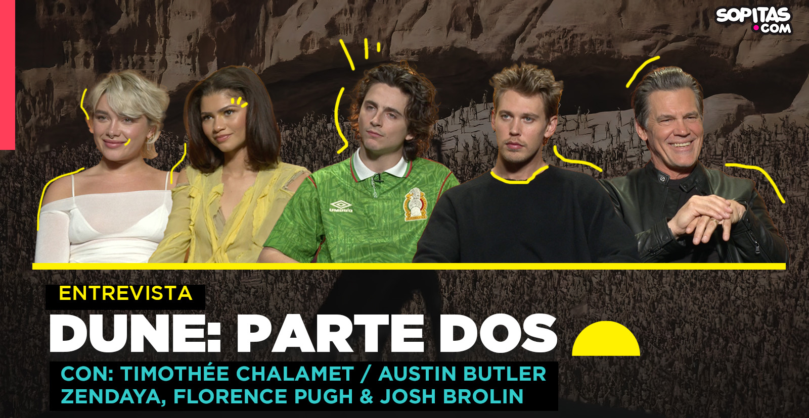 Interview with Timothée Chalamet, Zendaya and the cast of “Dune: Part Two”

