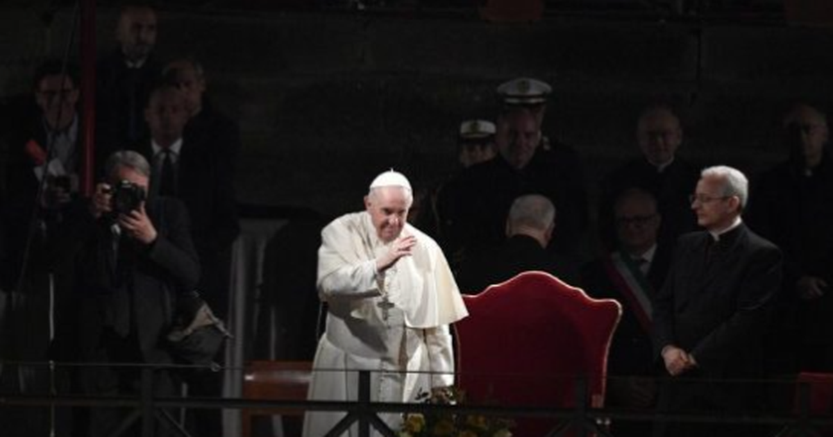 Pope Francis canceled his participation in the Via Crucis at the last minute



