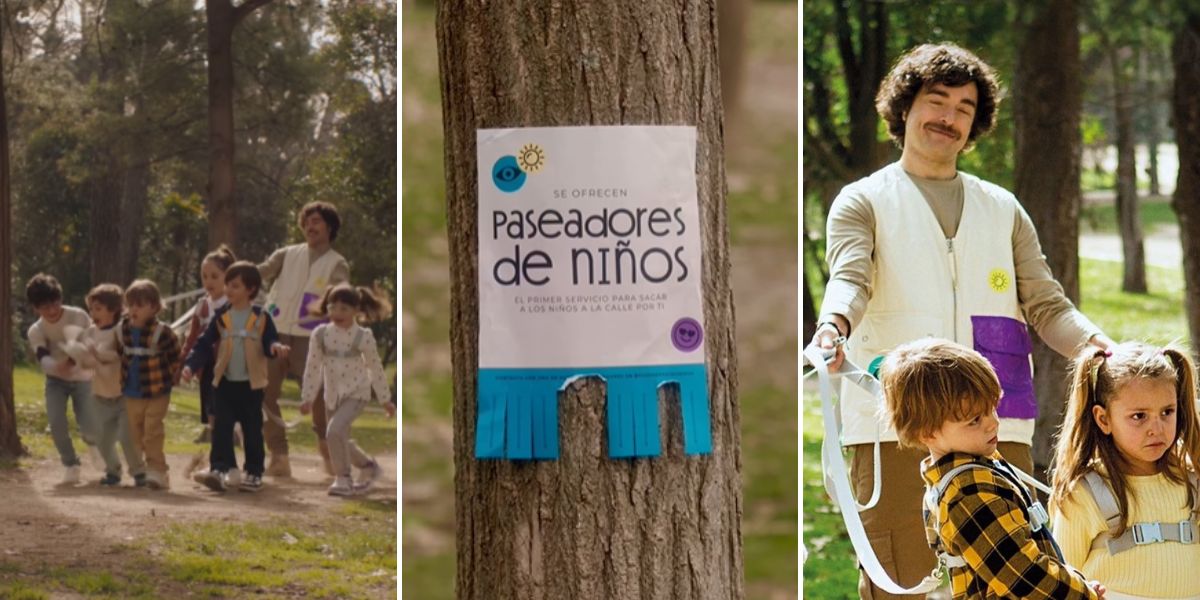 ‘Paseador de niños’, el polémico servicio en España que terminó siendo una campaña de marketing
