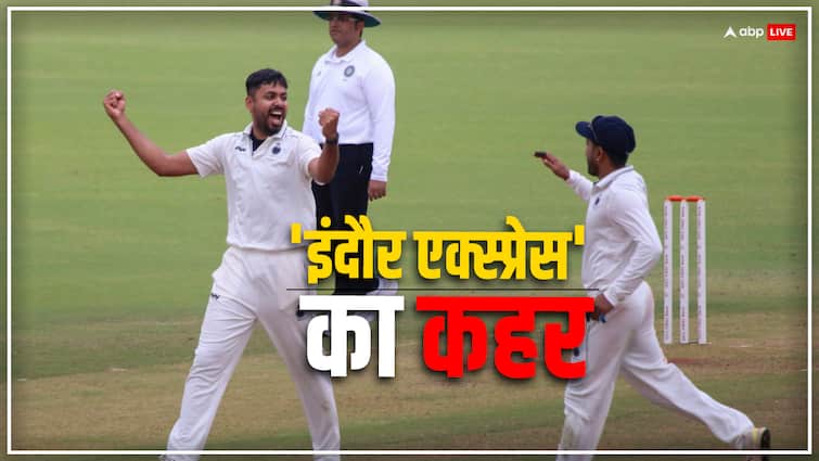 Vidarbha bowed to Indore Express and created havoc in the Ranji semi-final

