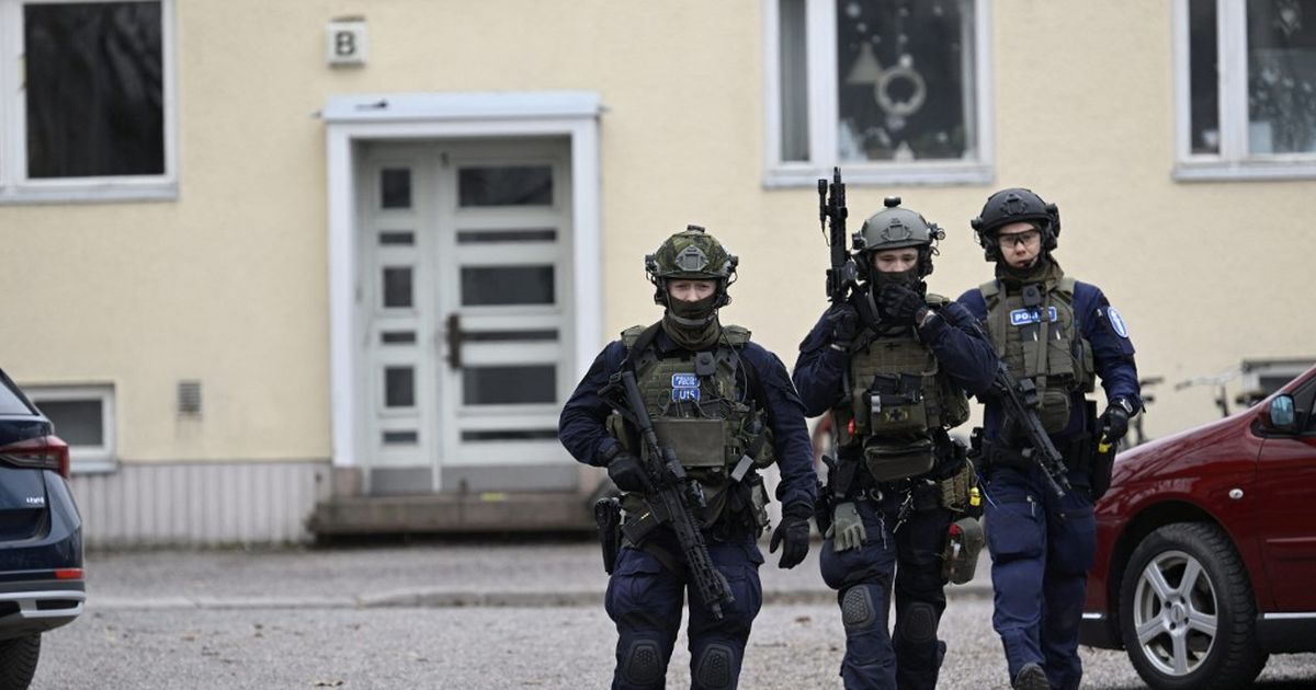 A 12-year-old boy killed a classmate and injured two with a gun in Finland



