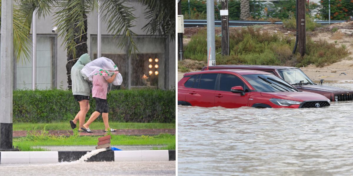 Las fuertes inundaciones que azotan a Dubái: en un día cayó la lluvia equivalente a todo un año