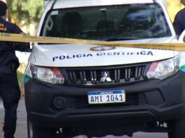 In an apartment in Malvín Norte, a bullet entered the room where a baby was sleeping

