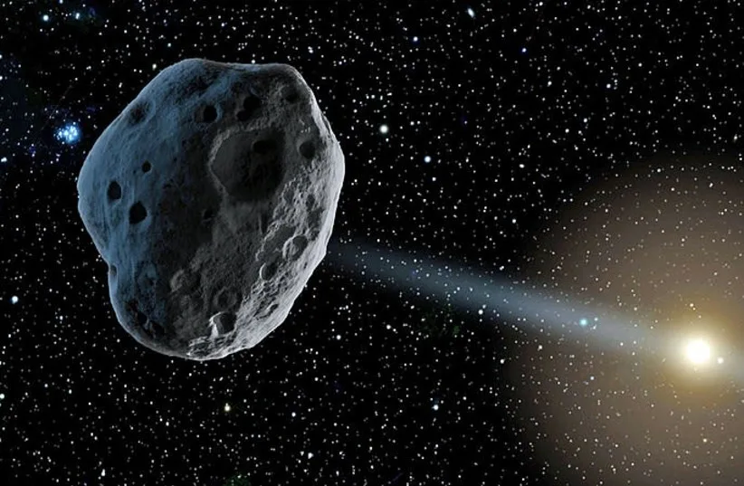trozo de asteroide