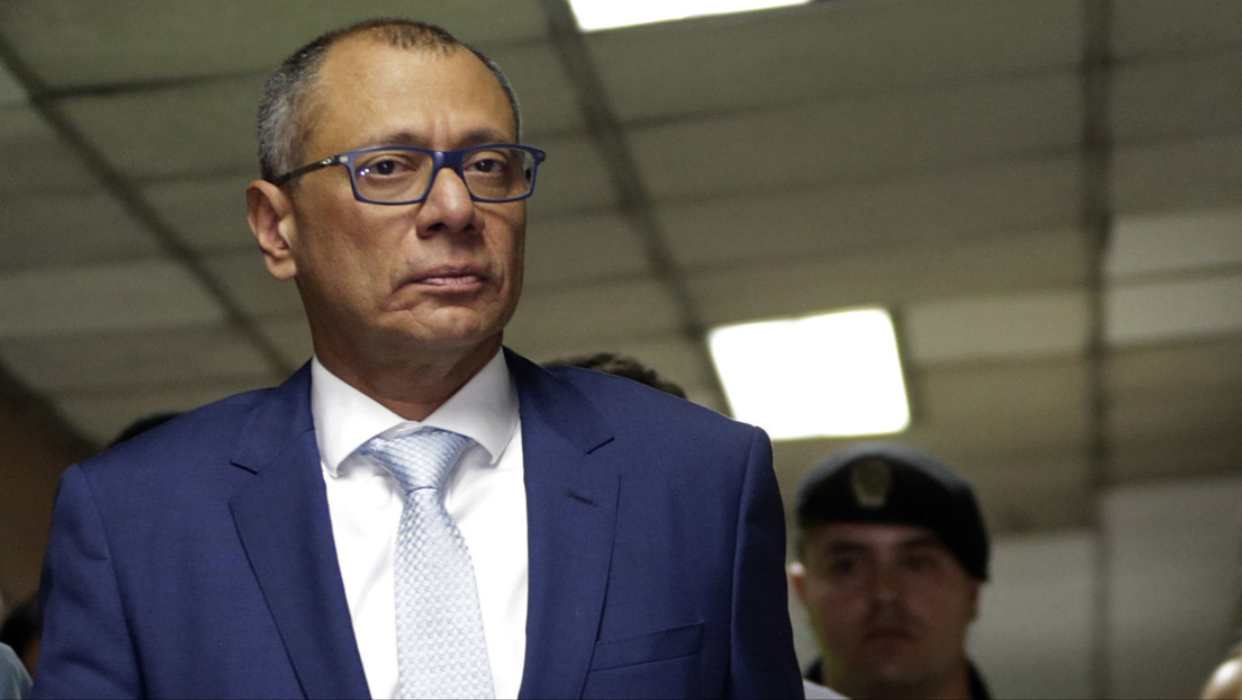 Jorge Glas is again transferred to the maximum security prison “La Roca”.

