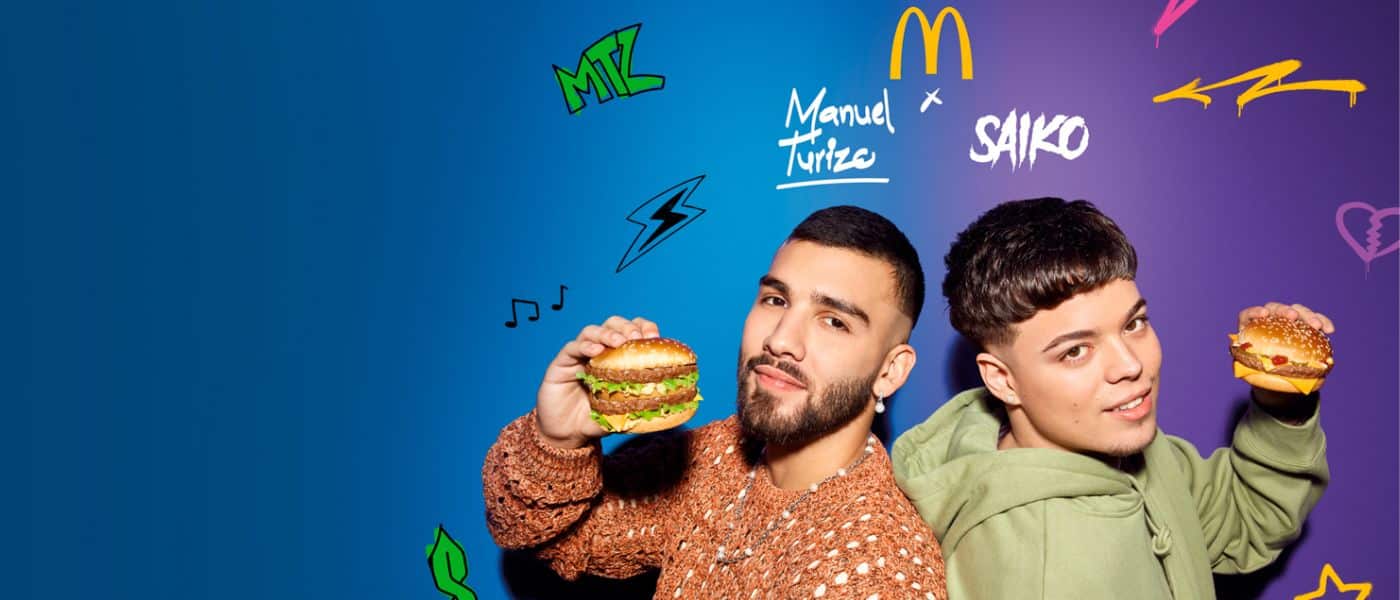 McDonald's merges Manuel Turizo and Saiko

