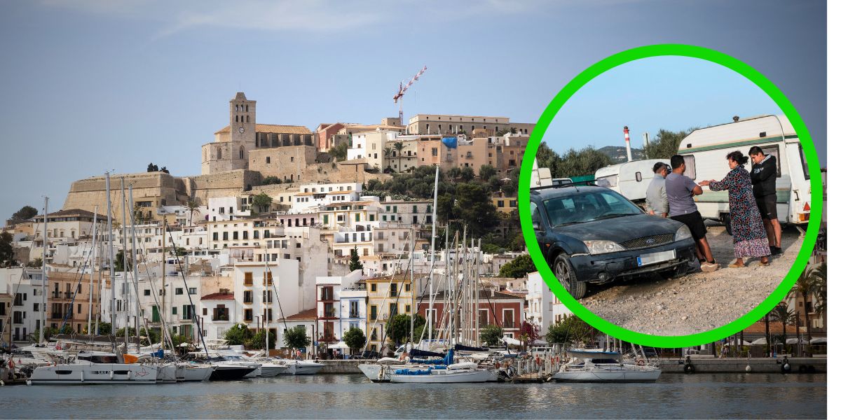 Muchos habitantes de Ibiza están viviendo en autos y tiendas de campaña ante el precio de los alquileres