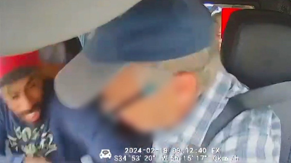 The man filmed in a taxi has been charged with seven counts of aggravated robbery


