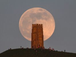 What time is it best to see the April full moon, or “pink moon,” which isn’t actually pink?


