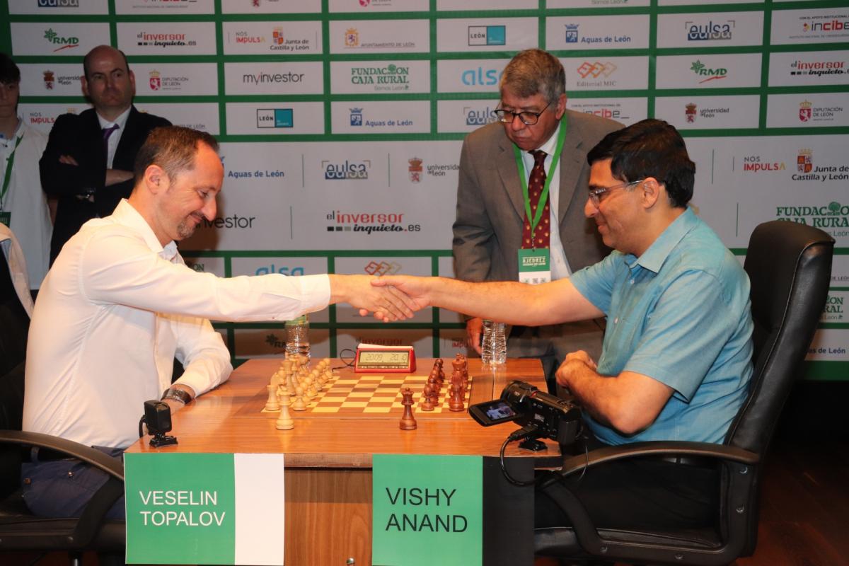 Anand qualifies for the final of the Magistral Ciudad de León after defeating Topalov
