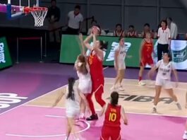  The origins of the 17-year-old, 2.20 m Chinese giant.  that she has 'shrinked' 6 cm and shocks basketball
