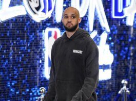 Derrick White points to the Dream Team for the Paris Games
