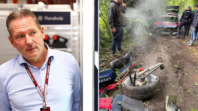 Jos Verstappen suffers a serious accident at the Ypres Rally
