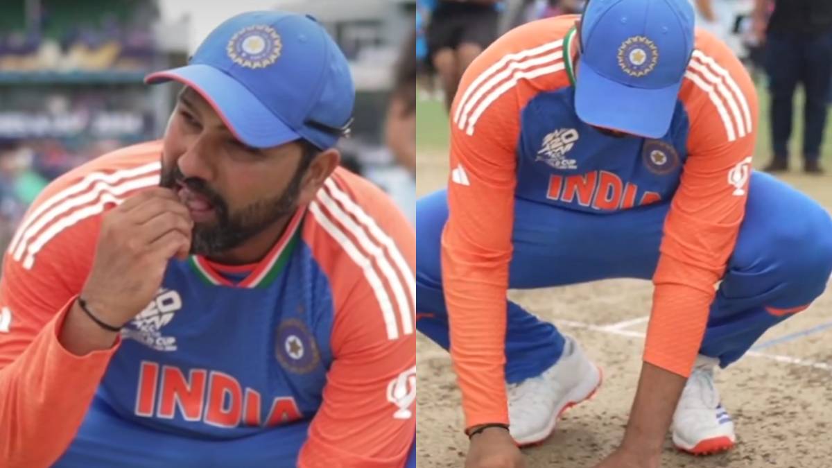 Rohit Sharma bowed down to the pitch in this way, you too will get emotional after watching the video
