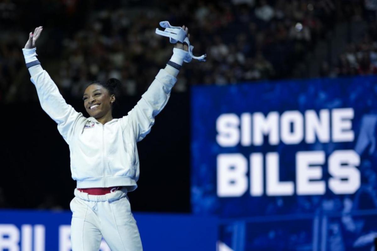 Simone Biles leads the 'Trials', but she demands more of herself
