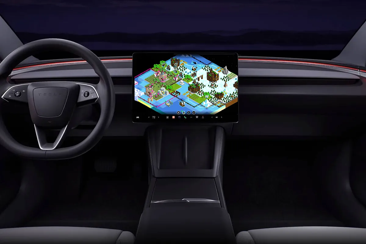 A video game tournament inside a TESLA car is the new hot spot of the summer
