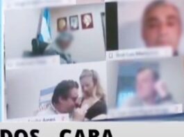 Former Argentine deputy who kissed his girlfriend's breasts during a virtual session was sentenced
