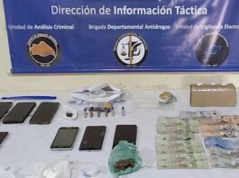 Raids in Artigas resulted in eight convictions and the seizure of drugs, money and a stolen vehicle
