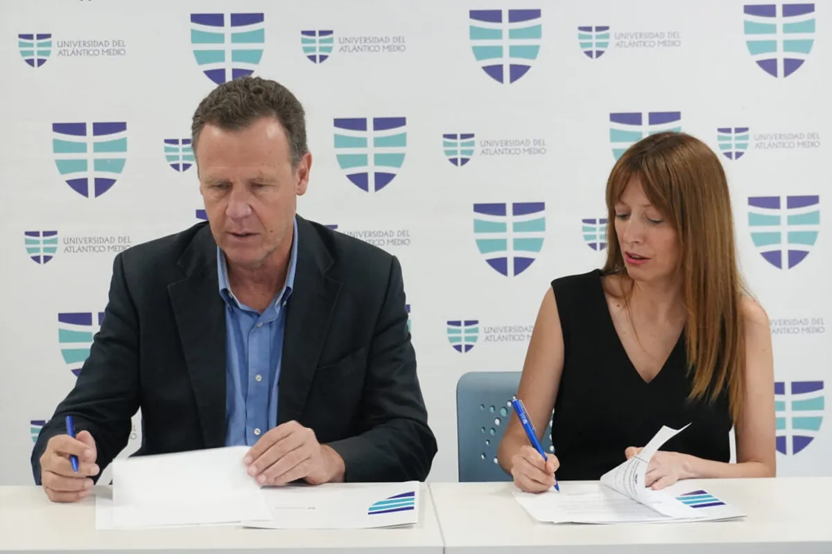 The University of the Middle Atlantic and CB Gran Canaria sign a collaboration agreement
