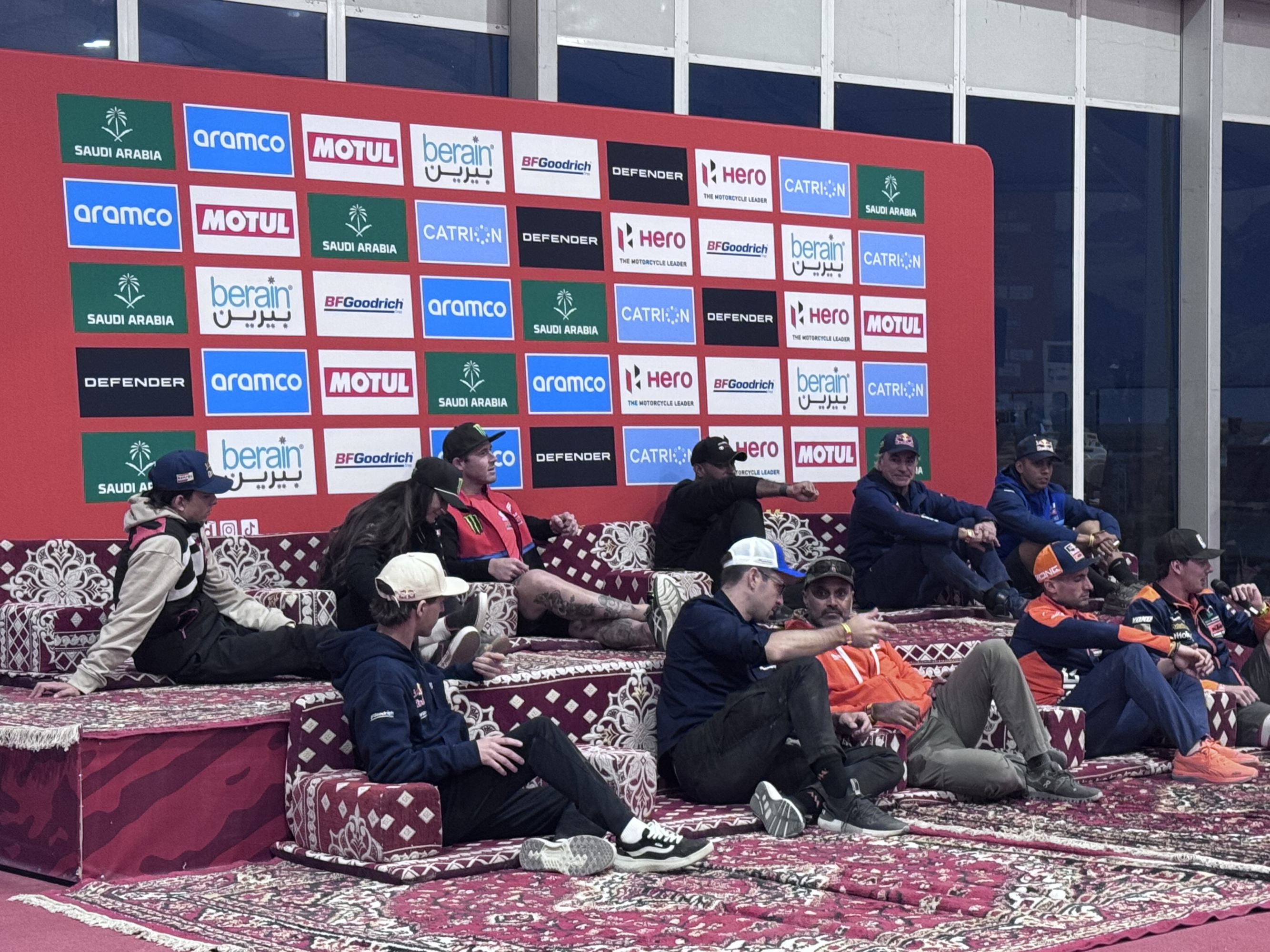 Image of the appearance of the Dakar 2025 pilots