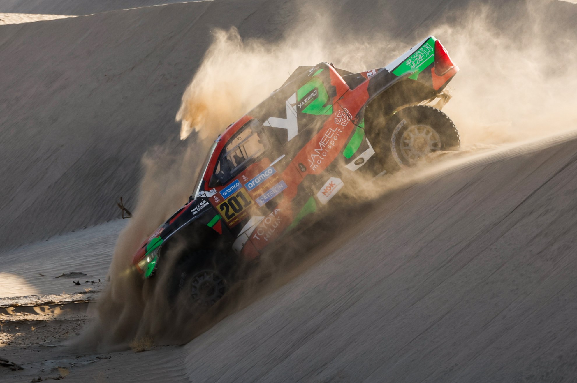 Al-Rajhi is now just a few seconds away from leading the Dakar.