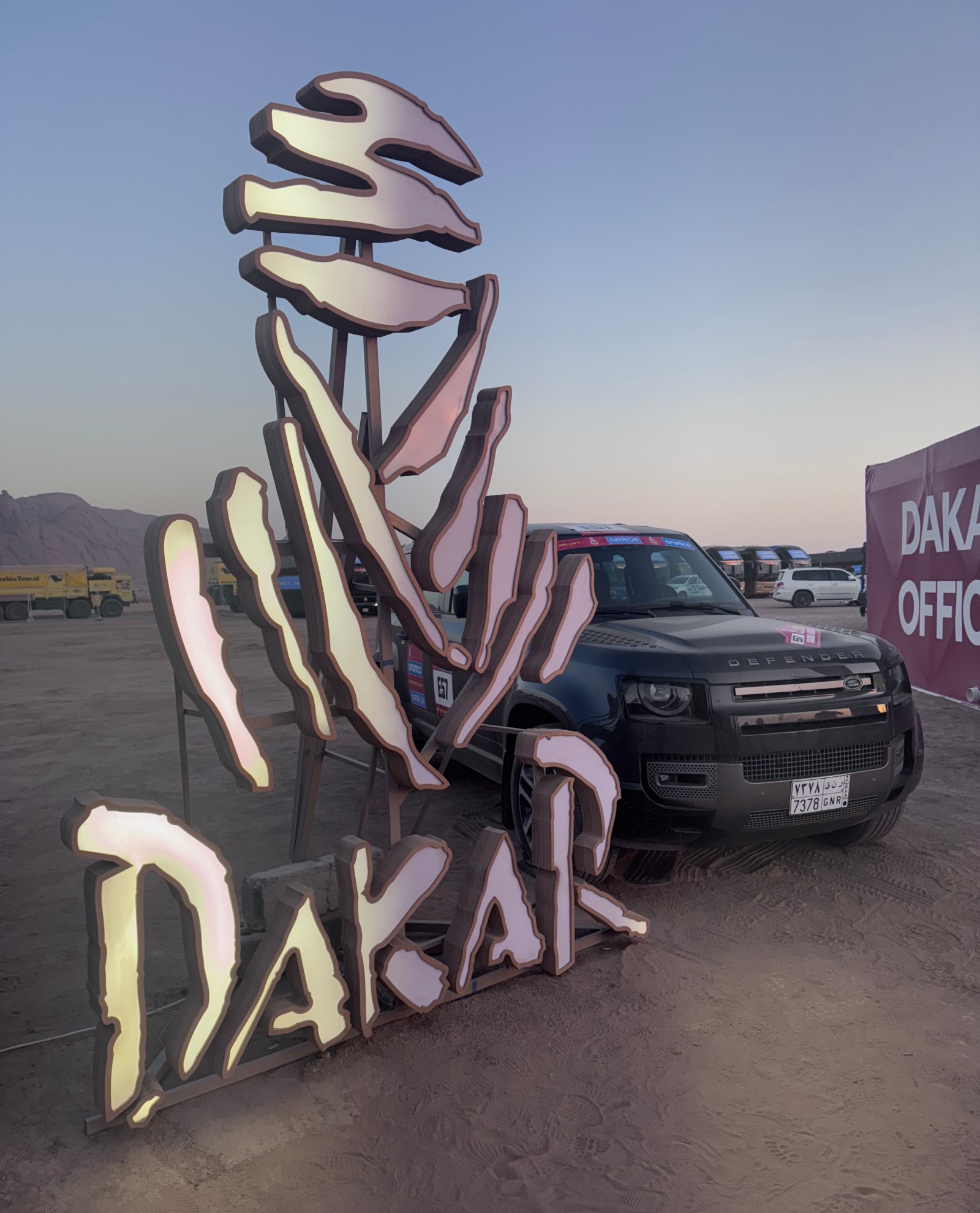 Land Rover will be the official recognition vehicle for the next Dakar.
