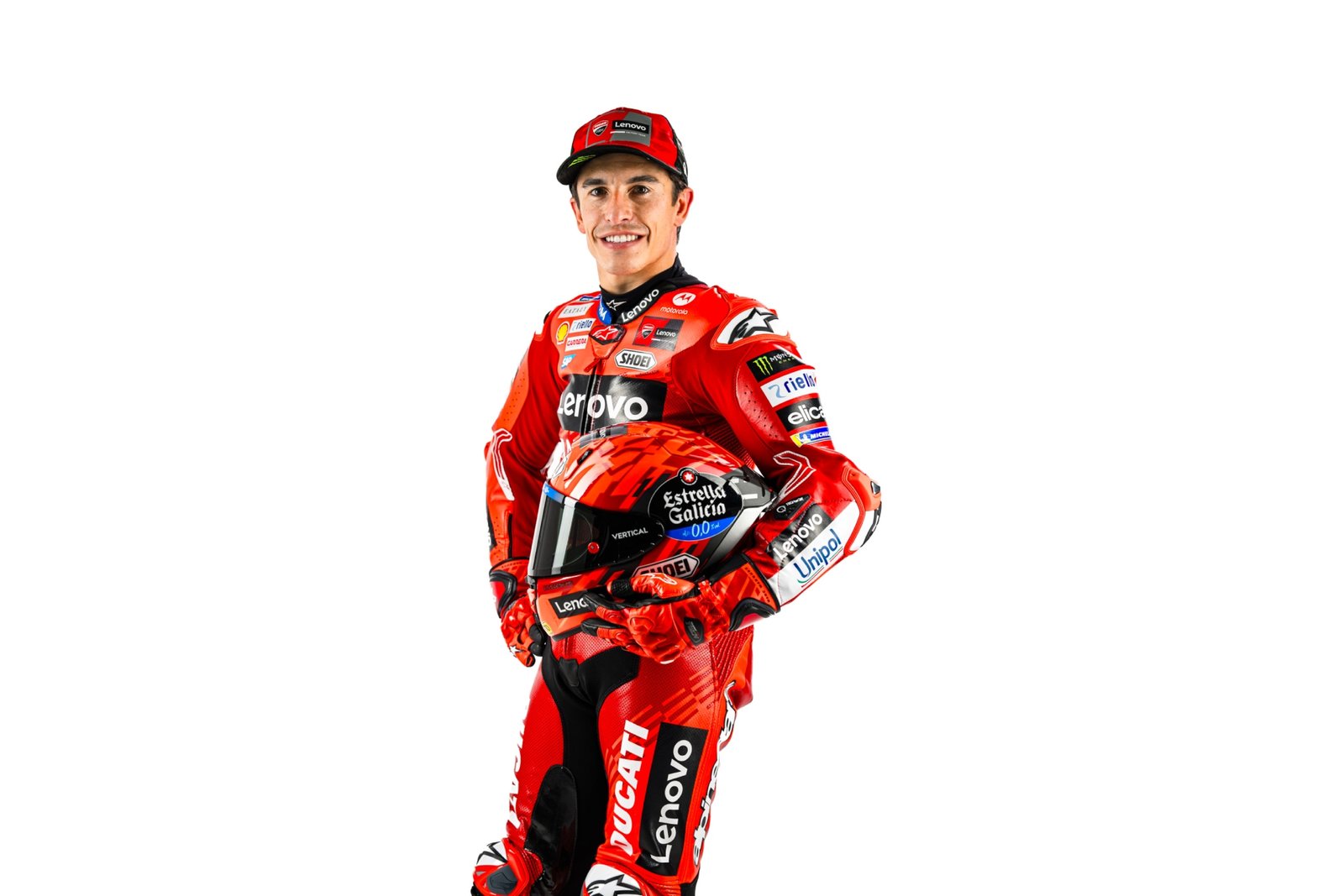 Marc, in red.