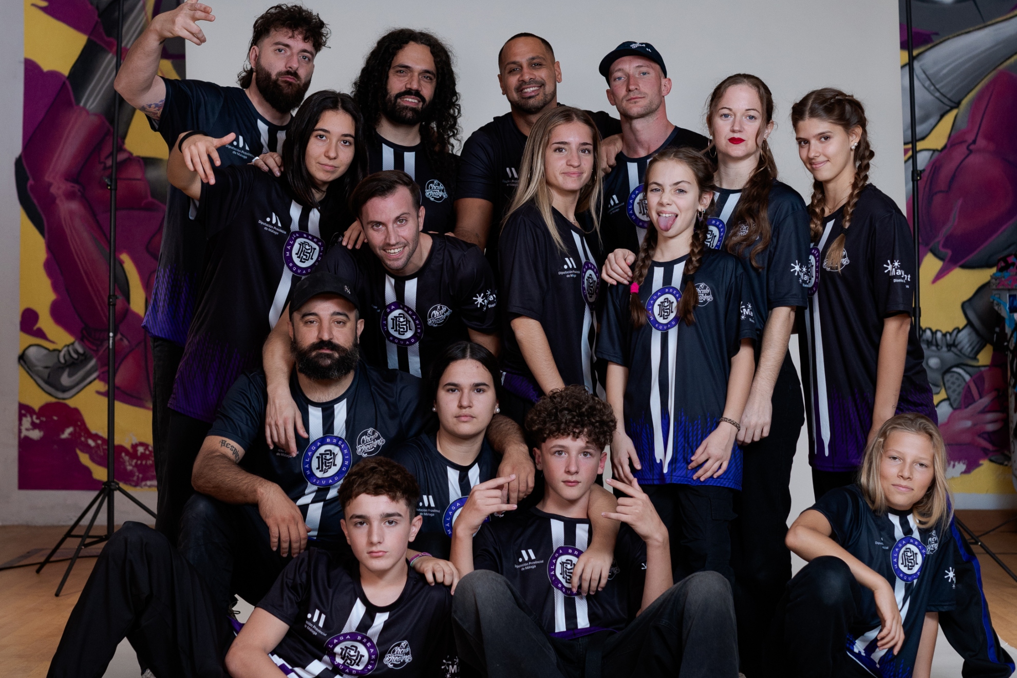 Family photo from Málaga Breaking Club