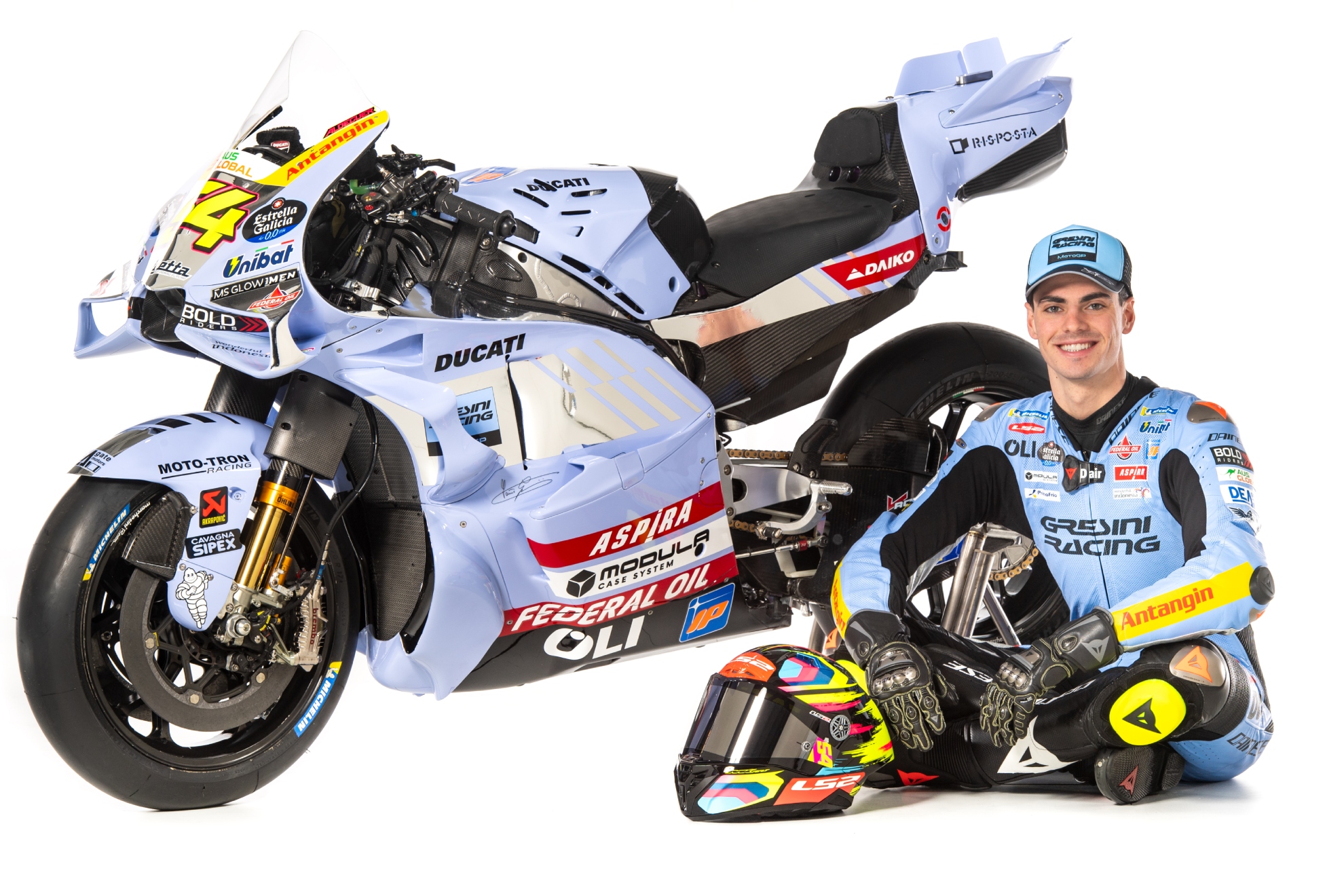 What Inspired Aldeguer to Reach for the Stars Suddenly Aldeguer, with his Ducati GP24.