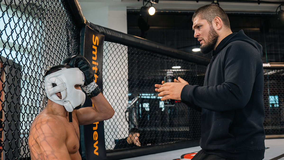Umar with Khabib.