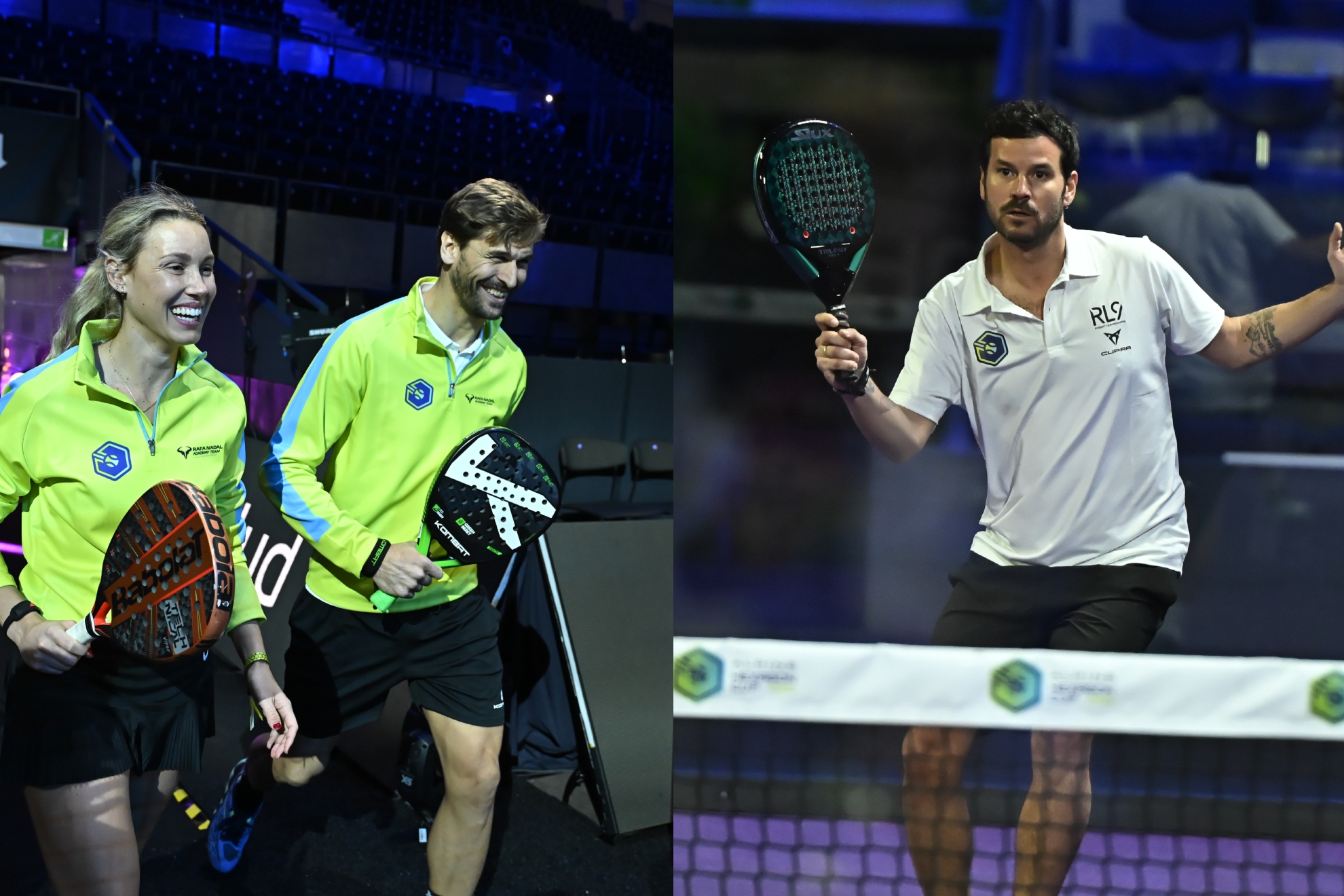 Maribel Nadal, Llorente and Willy Bárcenas.